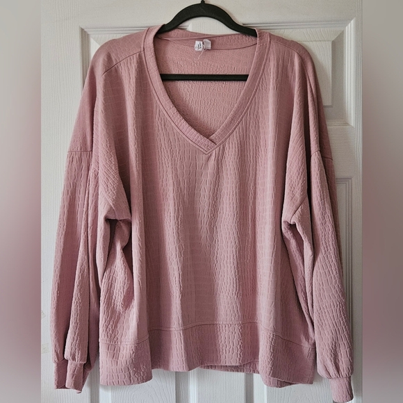Cable & Gauge Top Women Plus Size 2x - Picture 1 of 4
